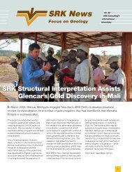 SRK Structural Interpretation Assists Glencar's ... - SRK Consulting