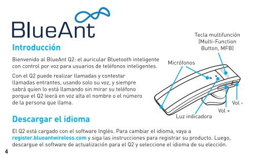 Manual para usuarios - BlueAnt Wireless