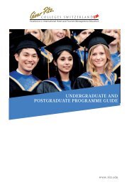 UNDERGRADUATE AND POSTGRADUATE PROGRAMME GUIDE