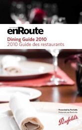 Dining Guide 2010 2010 Guide des restaurants - enRoute