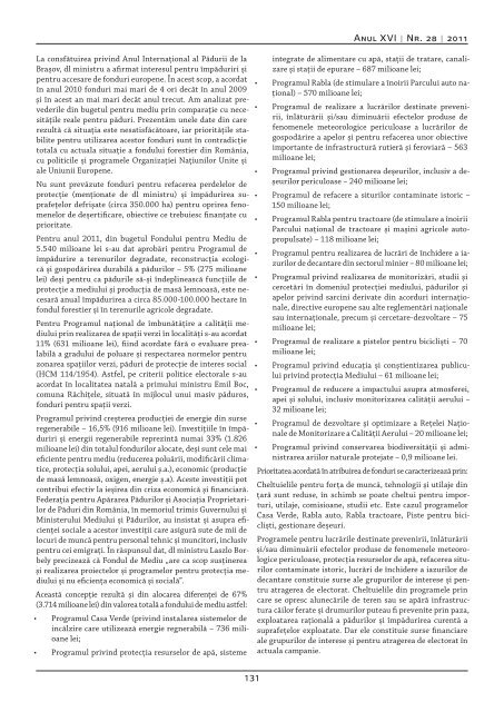 Revista revistelor - Societatea Progresul Silvic