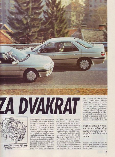 Prenesi PDF testa Peugeot Peugeot 605 SVdt - Avto Magazin