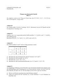 Aufgabe 11 - und Sozialstatistik