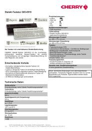 Dialekt-Tastatur G83-6919 - Cherry