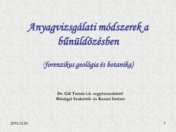 Forenzikus geológia