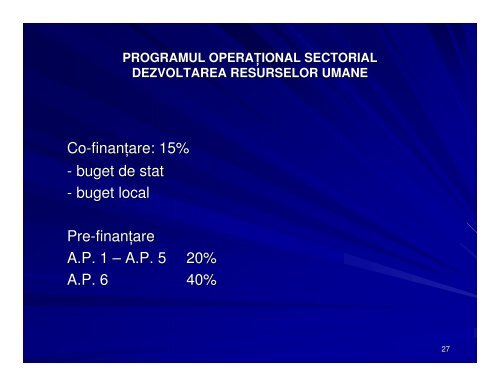 dezvoltarea resurselor umane - CSN Meridian