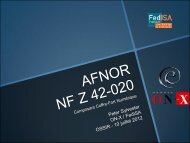 la nouvelle norme NF Z42-020 - EdelWeb