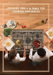 COOKERS, GRILLS & TABLE TOP COOKING APPLIANCES - Wansa