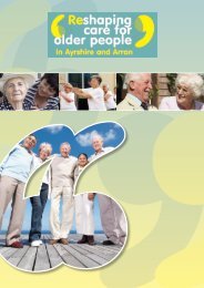 Reshaping care for older people - NHS Ayrshire and Arran.