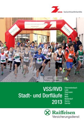 Die BroschÃ¼re âVSS/RVD Stadt- und DorflÃ¤ufe 2013â - Verband der ...