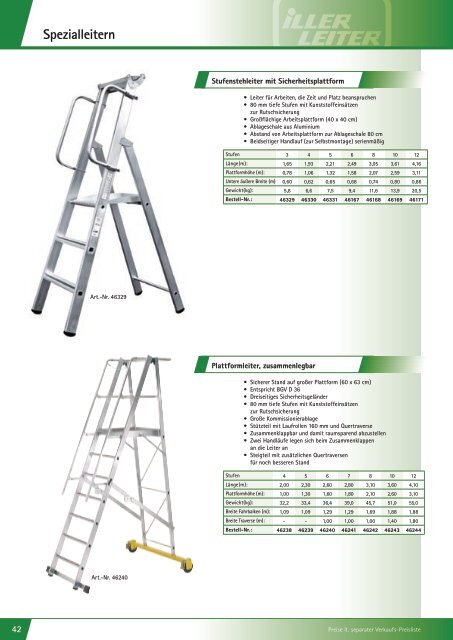 Katalog Iller-Leiter-Industrie 2009