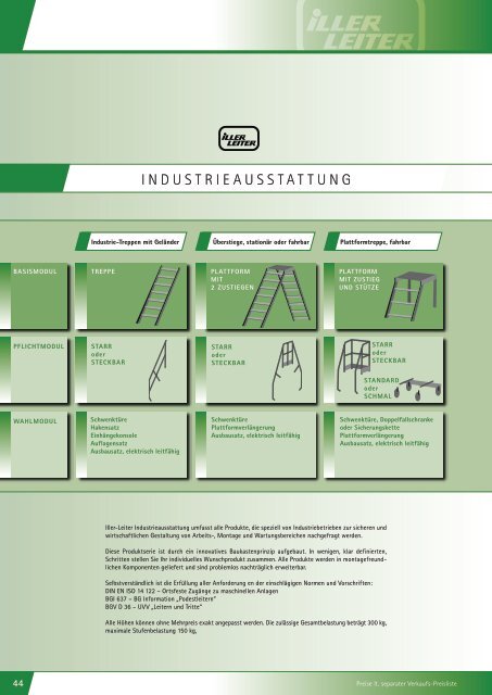 Katalog Iller-Leiter-Industrie 2009