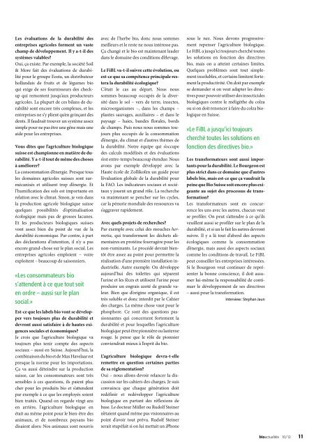 bio actualités 10/12 - bioactualites.ch