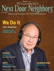 November - Williamsburg , VA Magazine , Next Door Neighbors