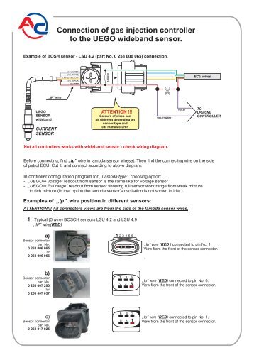 Sonda UEGO connection