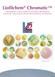 View the complete range of Chromatic culture media - Liofilchem