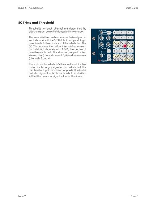 8051 User Manual (Issue 2) - AMS Neve