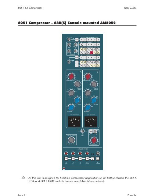 8051 User Manual (Issue 2) - AMS Neve