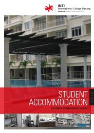 Find out more about accommodations - INTI International University