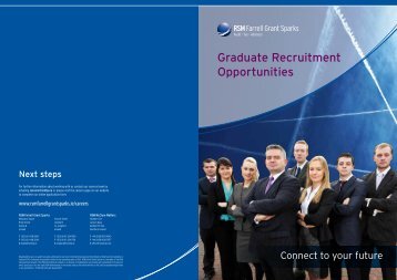 GraduateRecruitment Brochure - RSM Farrell Grant Sparks