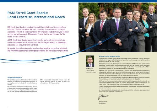 GraduateRecruitment Brochure - RSM Farrell Grant Sparks