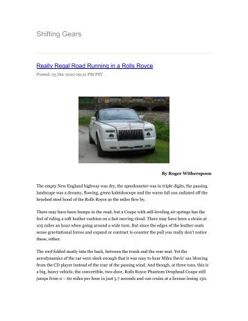 10 Rolls Royce Phantom Drophead Coupe (114KB PDF - Roger ...