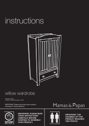 mamas and papas vico wardrobe