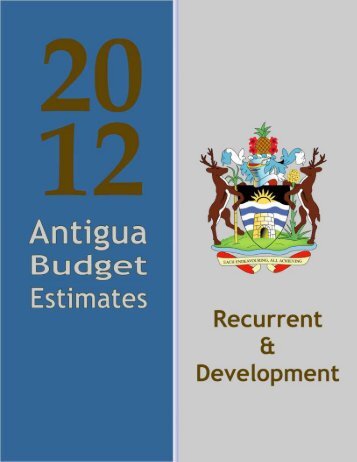 Antigua and Barbuda Estimates Of Revenue and Expenditure 2012