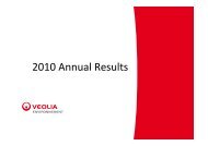 Download Presentation - Veolia Finance - Veolia Environnement