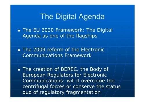 Herbert Ungerer - Telecom Reform Conference