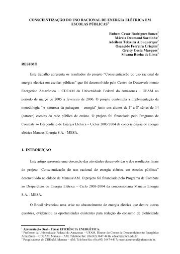 INSTRUES PARA PREPARAO DE TRABALHOS - InÃ­cio - Ufam