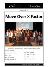 Move Over X Factor - South Bromsgrove High School Technology ...