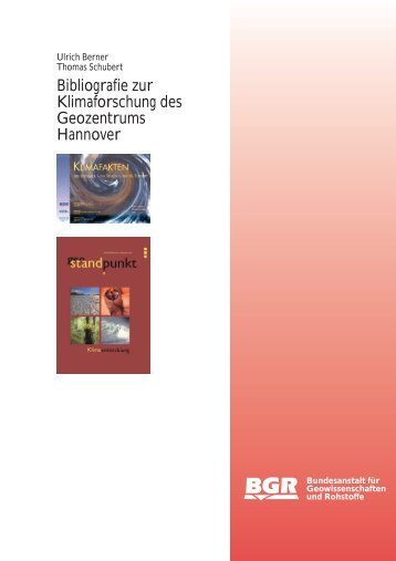 Bibliography of climate literature - E Schweizerbart Science Publishers