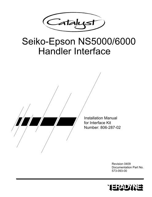 573-093-00 : Seiko-Epson NS5000-6000 Handler I-F ... - Zzybot.net