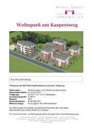 Wohnpark am Kaspersweg - Wilhelm Imbusch Immobilien