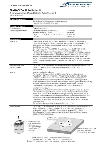 C1MS -FRANKOPOX Einbettschicht - Frankolon