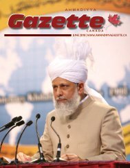 Ahmadiyya Gazette Canada