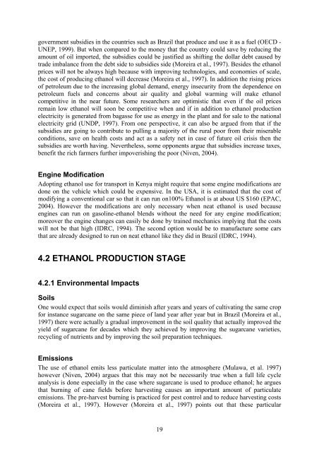 ethanol fuel production and use in kenya for sustainable ... - lumes