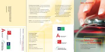 Ausbildung zum Teletutor/ zur Teletutorin - Regionet OWL