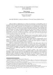 Groupe de recherche sur la responsabilitÃ© civile en Europe - Grerca
