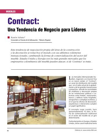 Contract: Una Tendencia de Negocio para LÃ­deres. - Revista El ...