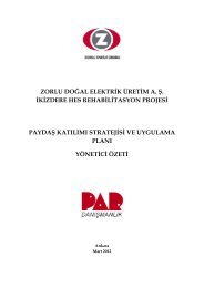 zorlu doğal elektrik üretim a. ş. ikizdere hes ... - Zorlu Enerji