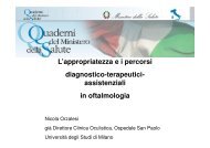 Prof. Nicola Orzalesi - Quaderni del Ministero della Salute