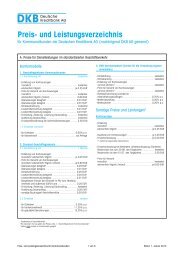 Preis Und Leistungsverzeichnis Deutsche Kreditbank Ag