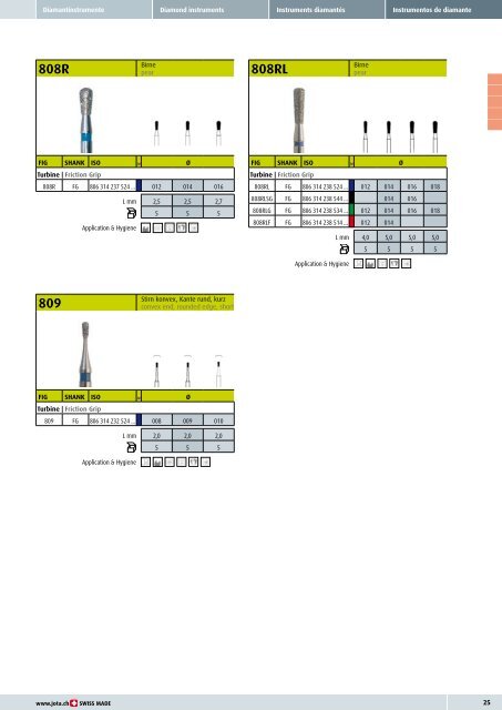 Rotierende Dentalinstrumente Rotary Dental Instruments ...