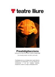 Dossier PDF - teatre lliure