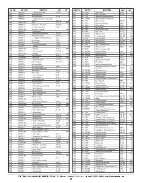 Download Supplement - Chem Service