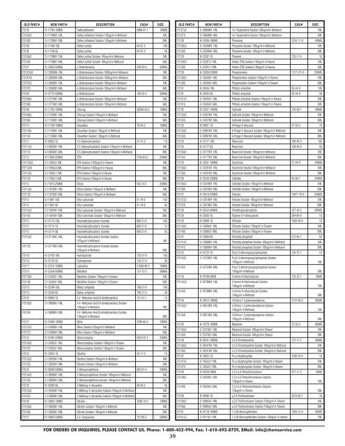 Download Supplement - Chem Service