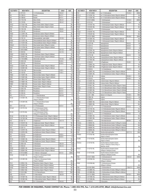 Download Supplement - Chem Service