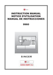 instruction manual notice d'utilisation manual de instrucciones 9960